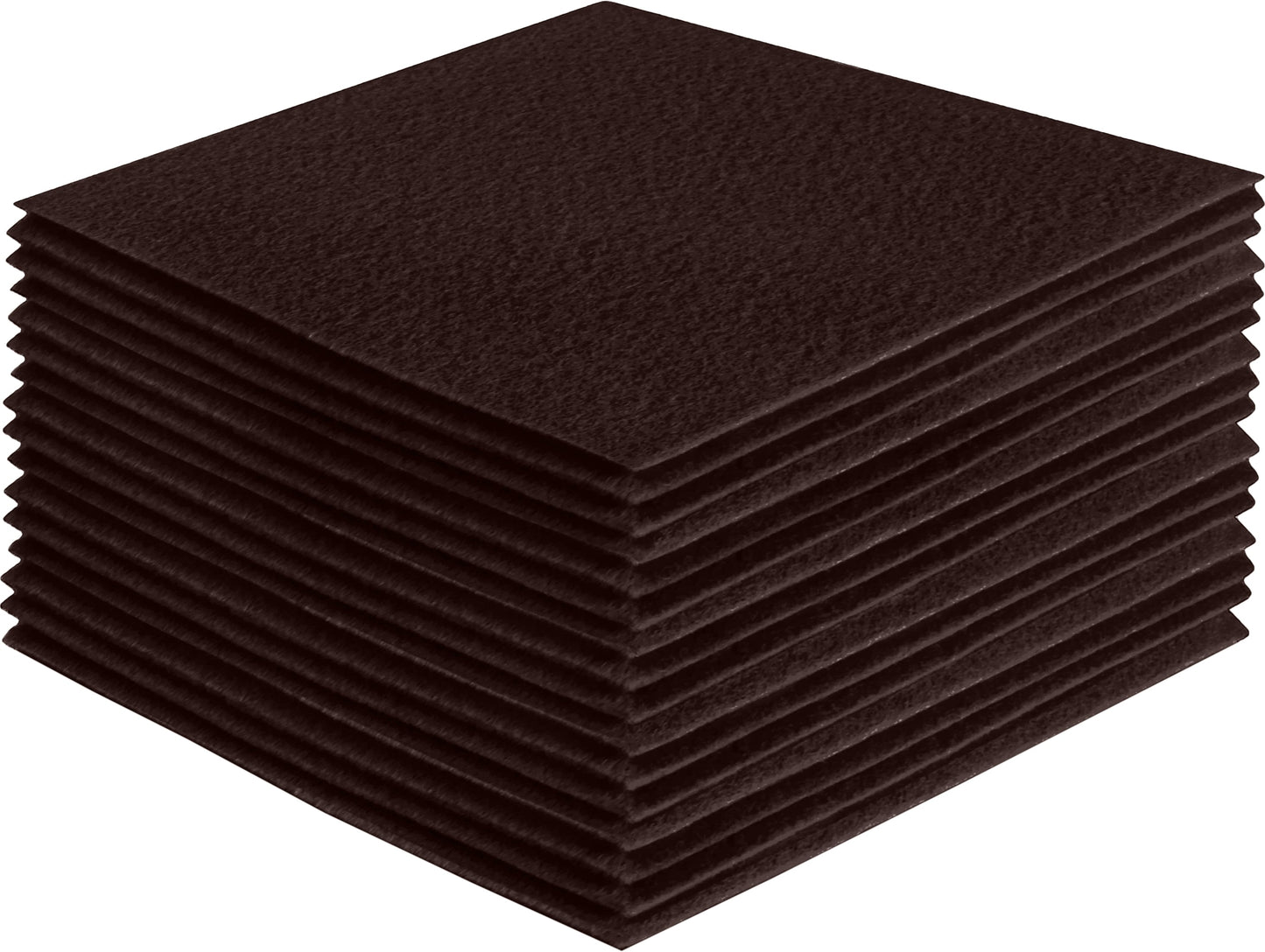FabricLA Acrylic Felt Craft Sheet Packs – Brown | Soft 100% Acrylic Felt Sheets for DIY & Crafts - Prismatic Fiber Arts