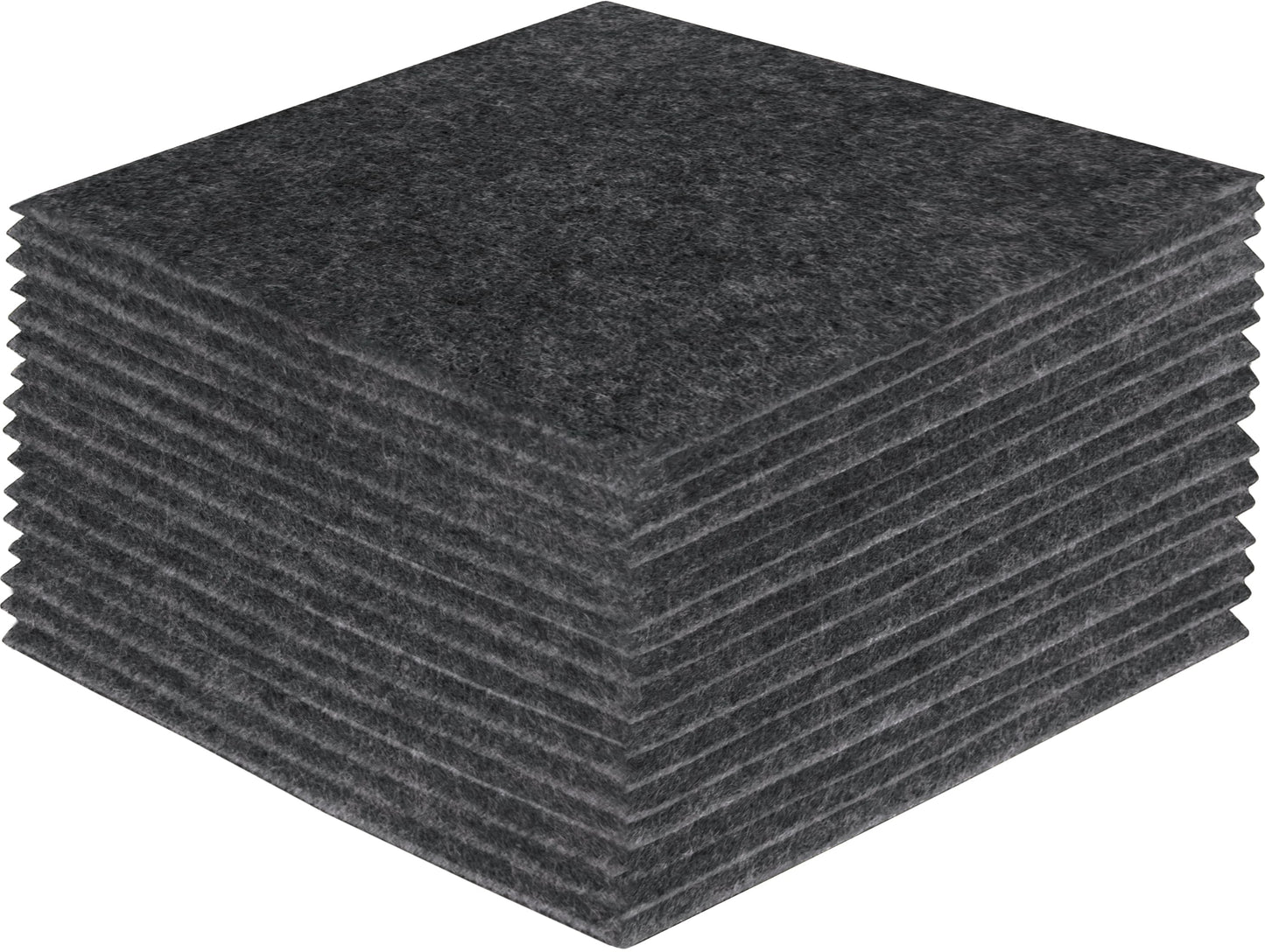FabricLA Acrylic Felt Craft Sheet Packs – Charcoal | Soft 100% Acrylic Felt Sheets for DIY & Crafts - Prismatic Fiber Arts