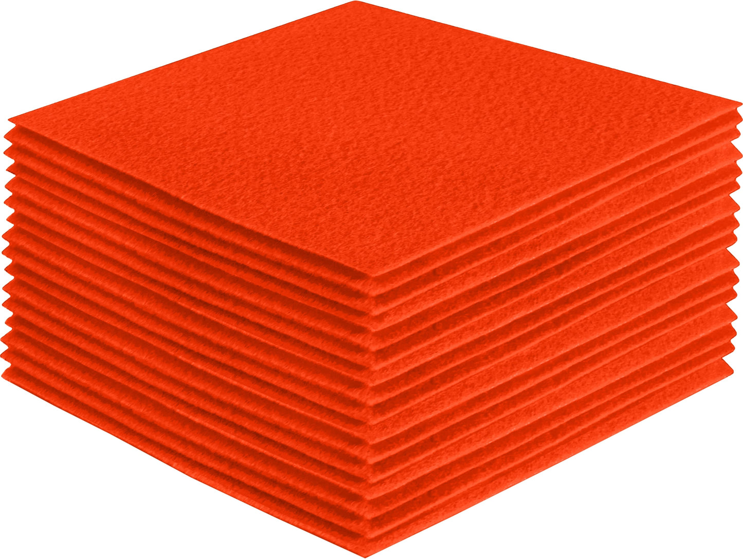 FabricLA Acrylic Felt Craft Sheet Packs – Neon Orange | Soft 100% Acrylic Felt Sheets for DIY & Crafts - Prismatic Fiber Arts