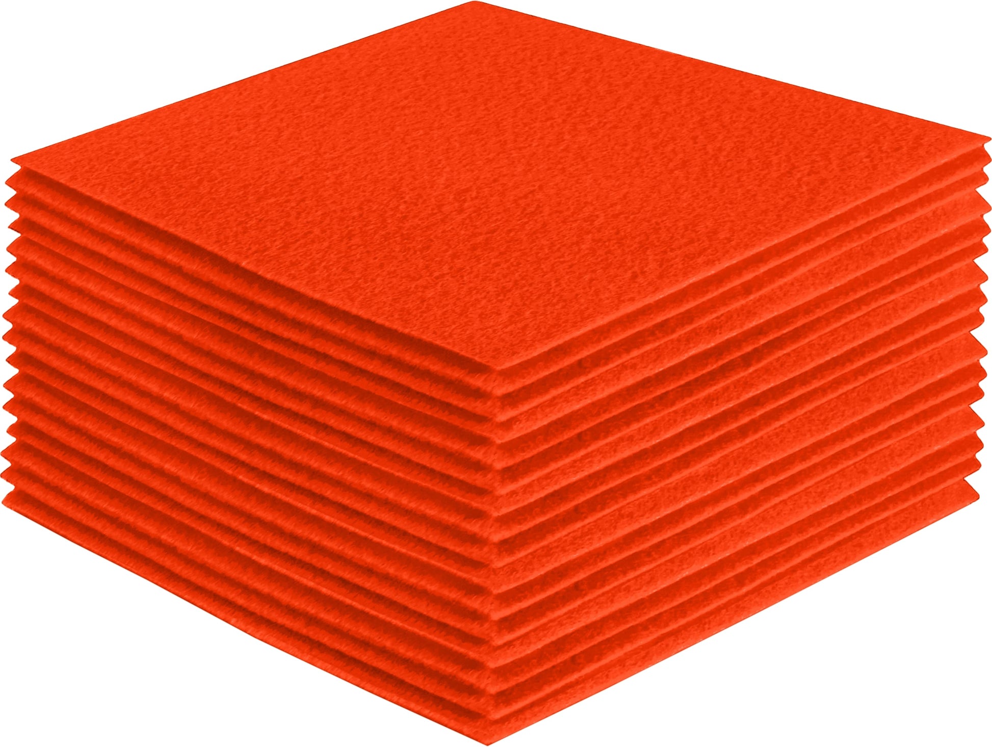 FabricLA Acrylic Felt Craft Sheet Packs – Neon Orange | Soft 100% Acrylic Felt Sheets for DIY & Crafts - Prismatic Fiber Arts