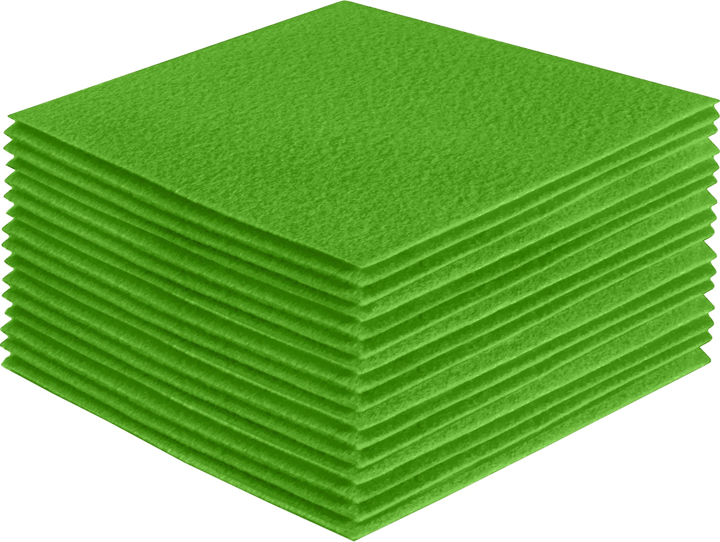 FabricLA Acrylic Felt Craft Sheet Packs – Lime | Soft 100% Acrylic Felt Sheets for DIY & Crafts - Prismatic Fiber Arts