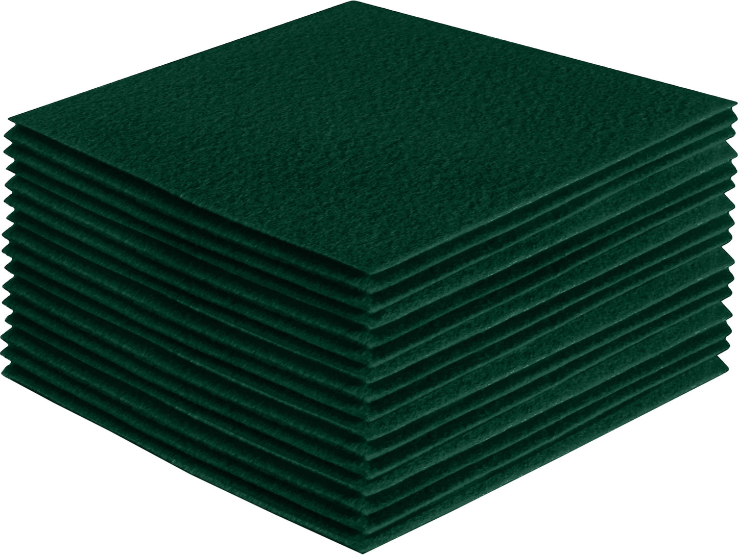 FabricLA Acrylic Felt Craft Sheet Packs – Hunter Green | Soft 100% Acrylic Felt Sheets for DIY & Crafts - Prismatic Fiber Arts