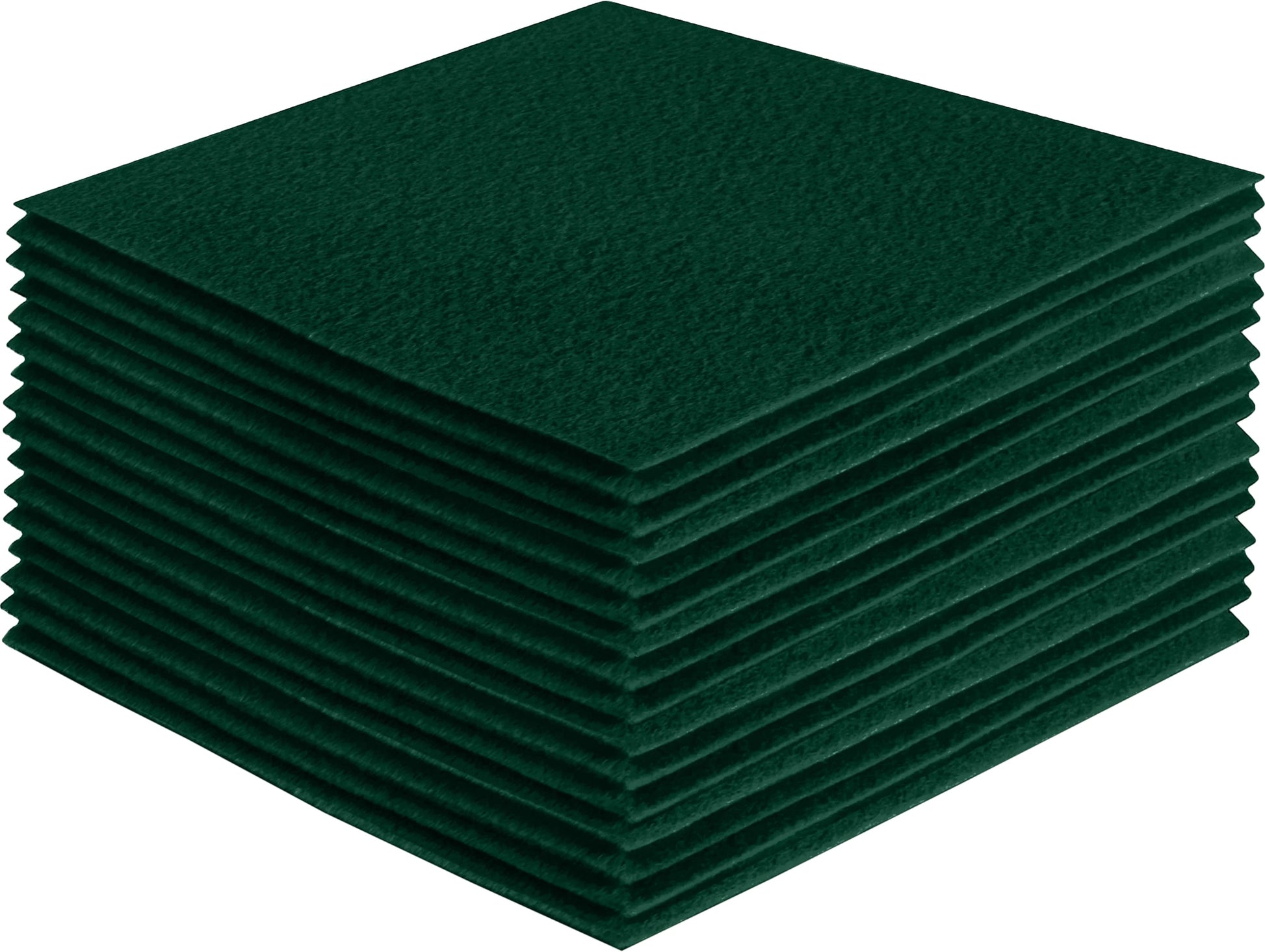 FabricLA Acrylic Felt Craft Sheet Packs – Hunter Green | Soft 100% Acrylic Felt Sheets for DIY & Crafts - Prismatic Fiber Arts