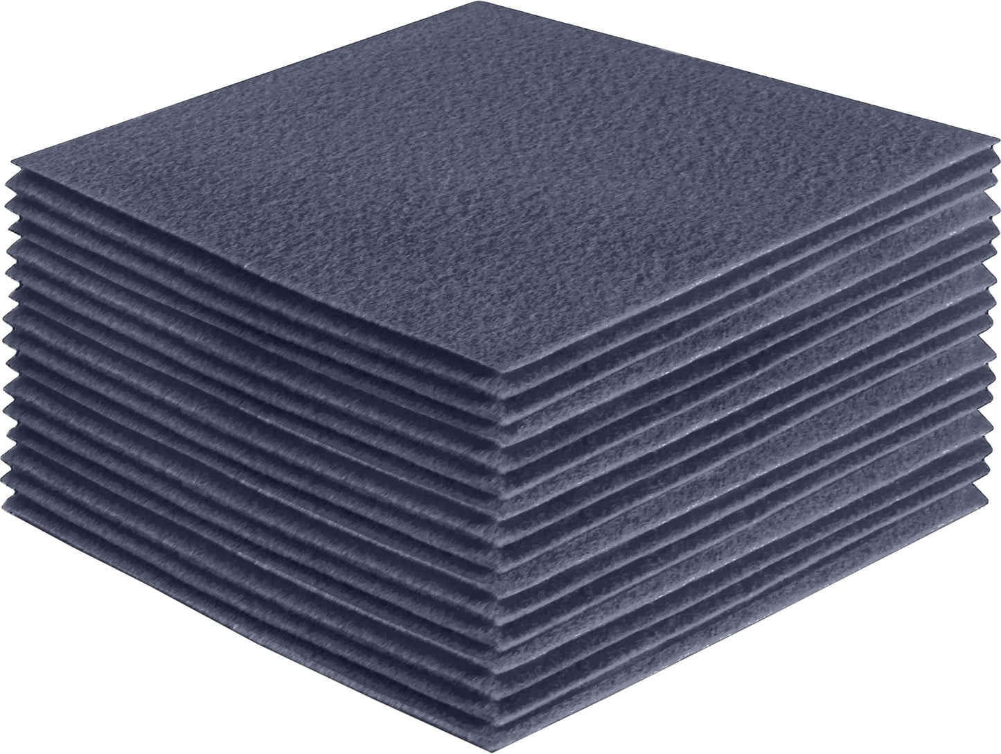 FabricLA Acrylic Felt Craft Sheet Packs – Heather Gray | Soft 100% Acrylic Felt Sheets for DIY & Crafts - Prismatic Fiber Arts