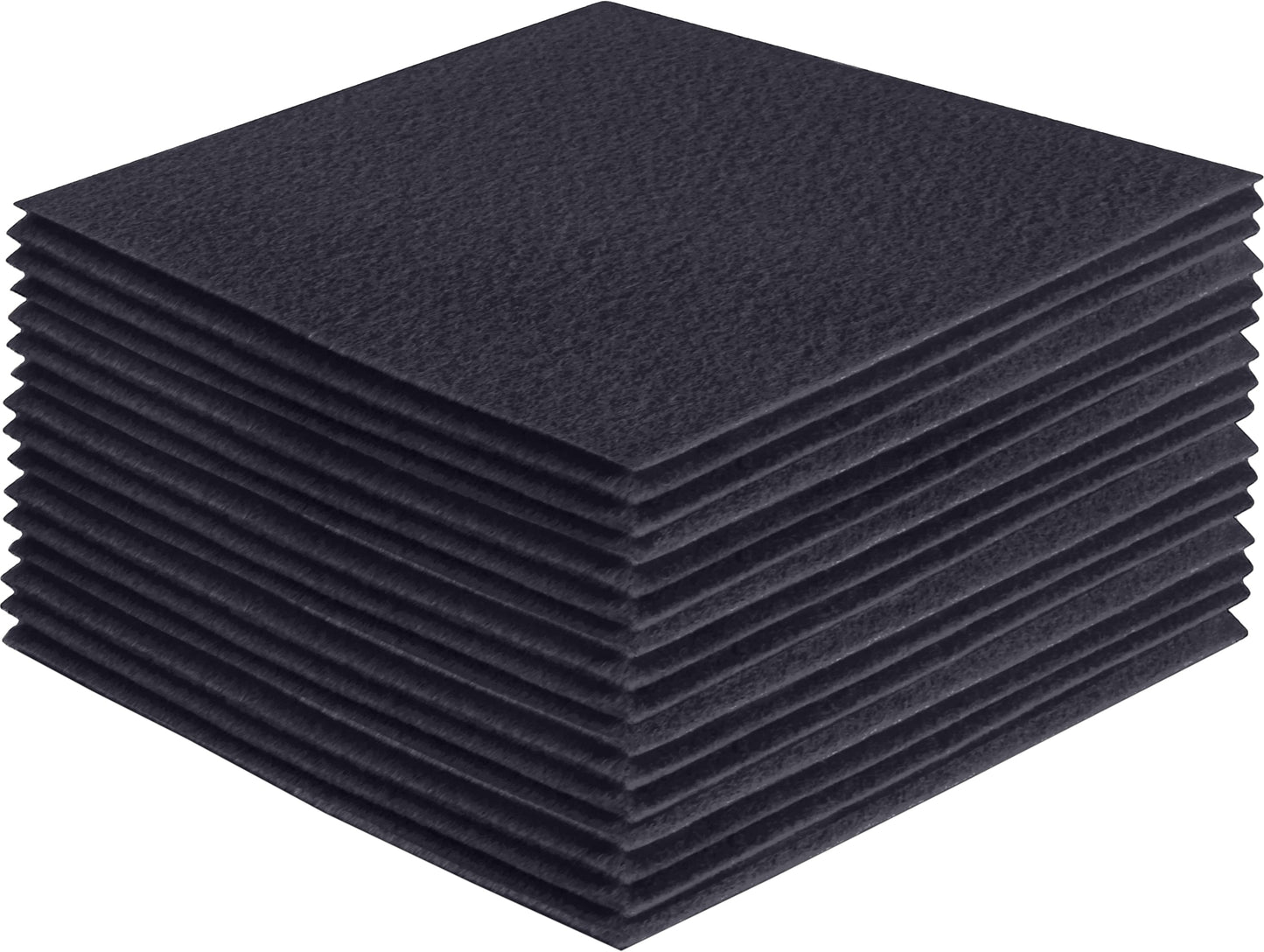 FabricLA Acrylic Felt Craft Sheet Packs – Dark Gray | Soft 100% Acrylic Felt Sheets for DIY & Crafts - Prismatic Fiber Arts
