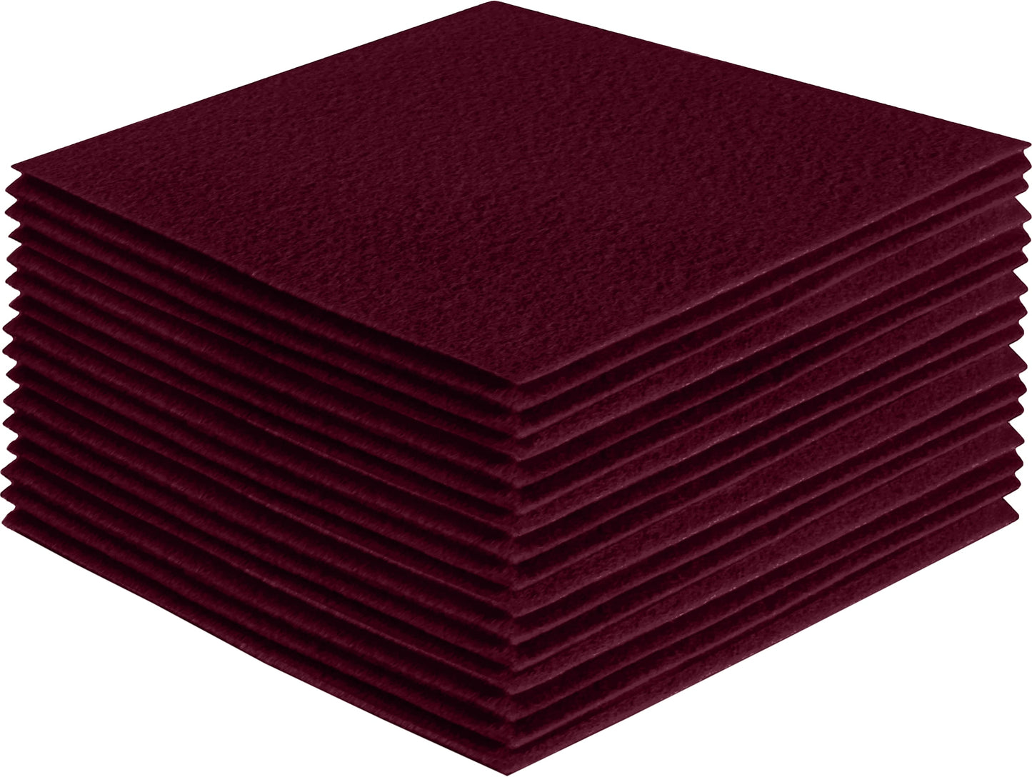 FabricLA Acrylic Felt Craft Sheet Packs – Burgundy | Soft 100% Acrylic Felt Sheets for DIY & Sewing Projects - Prismatic Fiber Arts