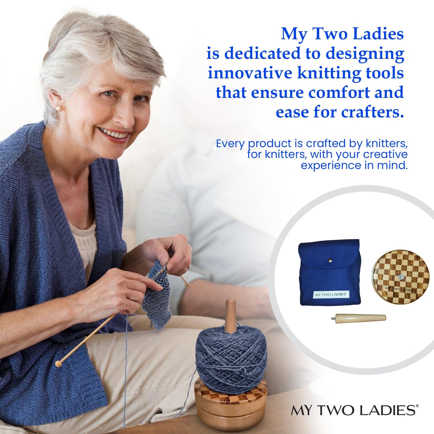 Artisan Yarn Caddy | w/custom case - Prismatic Fiber Arts