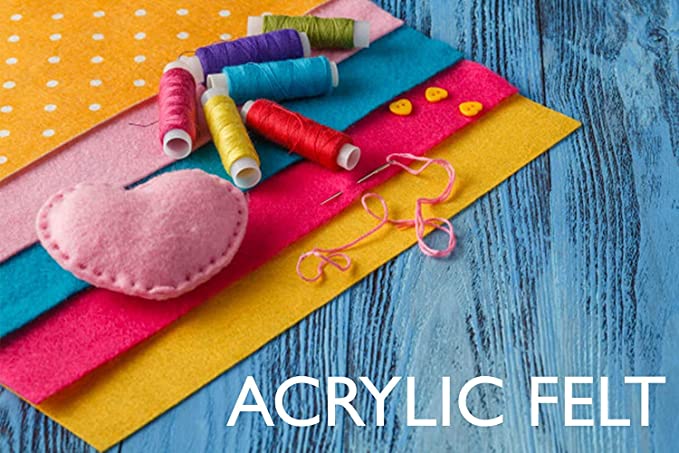 FabricLA Acrylic Felt 9"X12" Sheet Packs | Sand