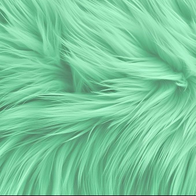 Faux Fur Fabric Squares - Shaggy Fur Patches 6x6 Inches for DIY Crafts, Chair Covers, Seat Cushions - Available in 4, 8, 16 Packs - Prismatic Fiber Arts