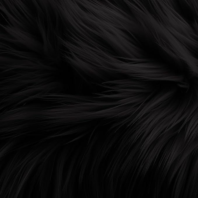 Faux Fur Fabric Squares - Shaggy Fur Patches 6x6 Inches for DIY Crafts, Chair Covers, Seat Cushions - Available in 4, 8, 16 Packs - Prismatic Fiber Arts