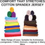 12oz Cotton Spandex Jersey Knit Fabric by the Bolt – 58/60" Wide | Multiple Colors | Wholesale | FabricLA - Prismatic Fiber Arts
