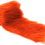 FabricLA Mohair Shaggy Faux Fur Fabric - Pre Cut Strips | Trim Ribbon | DIY Craft, Hobby, Costume, Decoration- Orange - Prismatic Fiber Arts