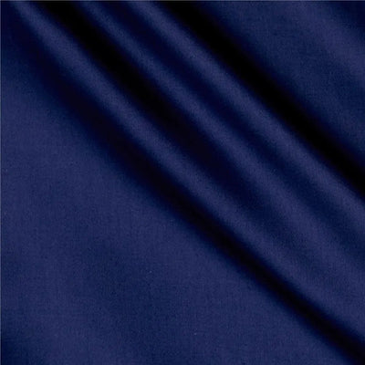 Blue Royal Navy Cotton Sateen Wideback Fabric per yard - Prismatic Fiber Arts