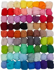 Random Felting Colors - Prismatic Fiber Arts