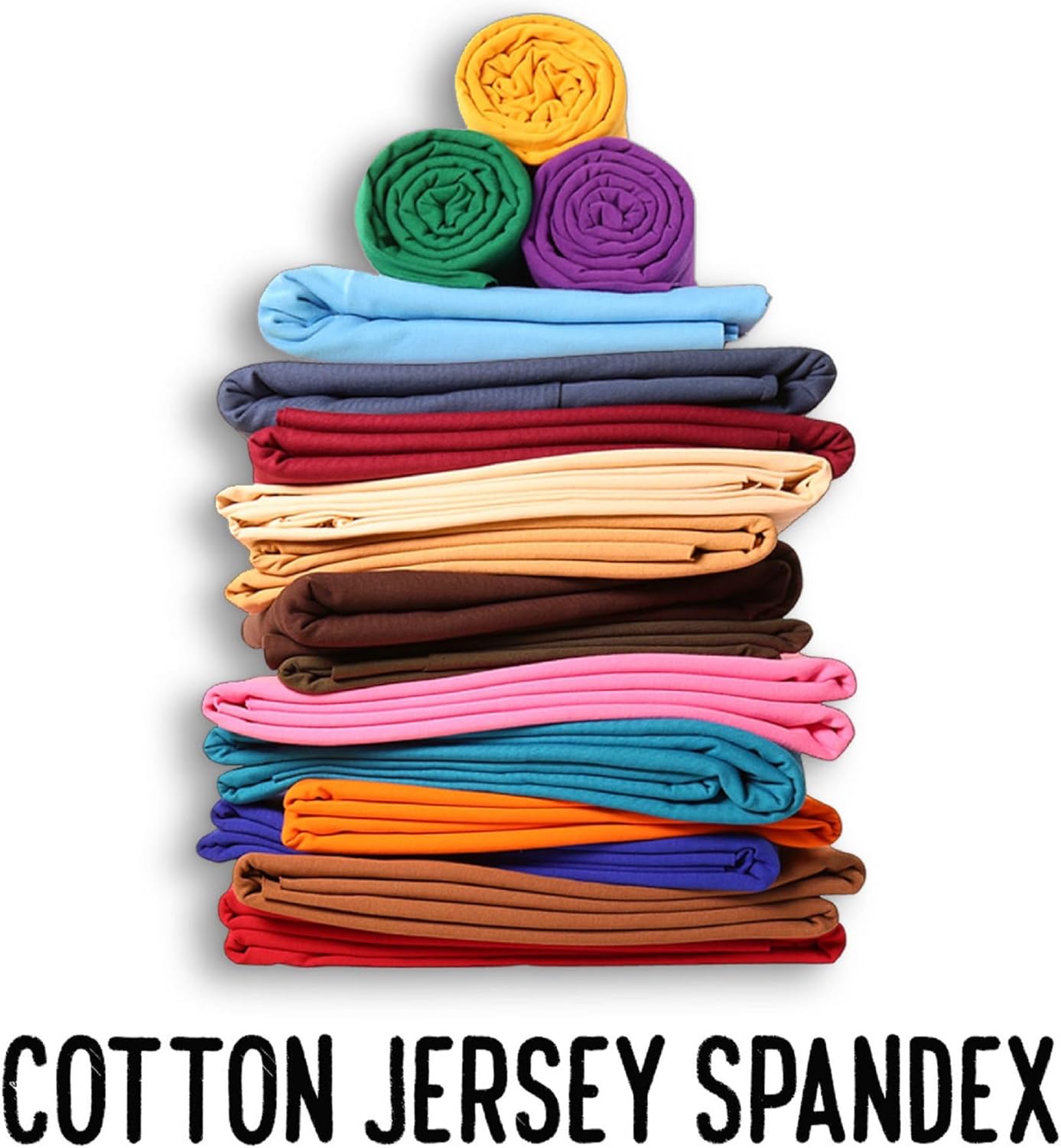 Wholesale Cotton Spandex Jersey Knit Fabric – 12oz, Sold by the Bolt - Prismatic Fiber Arts