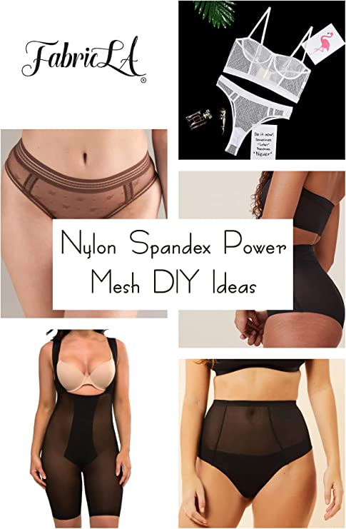 FabricLA Nylon Spandex Performance Power Mesh Fabric | Taupe - Prismatic Fiber Arts