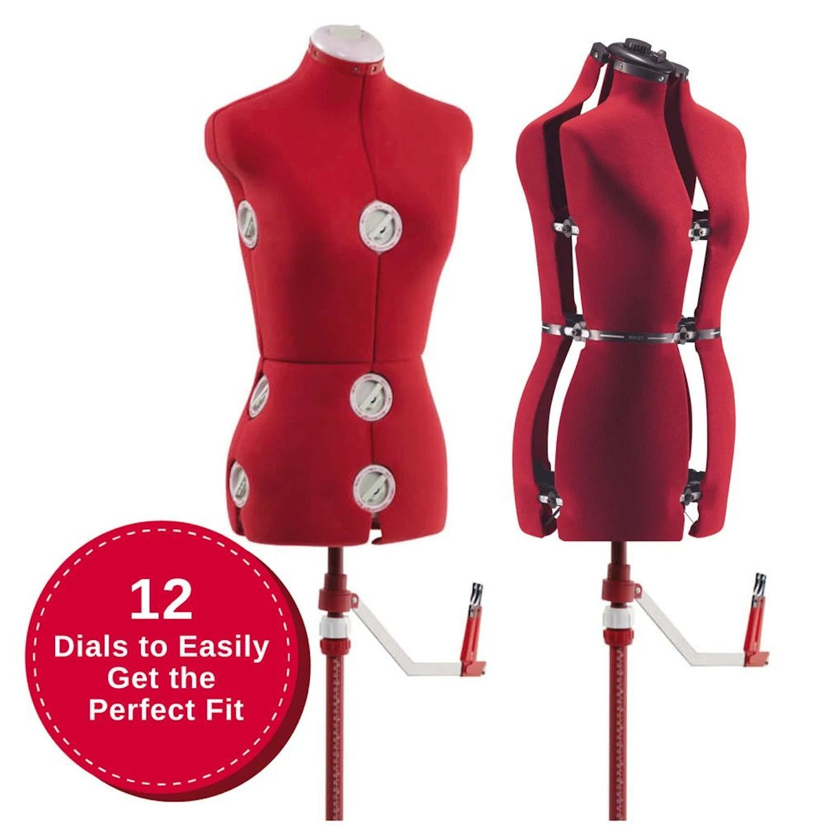 SINGER® Adjustable Dress Form - Small/Medium - Prismatic Fiber Arts