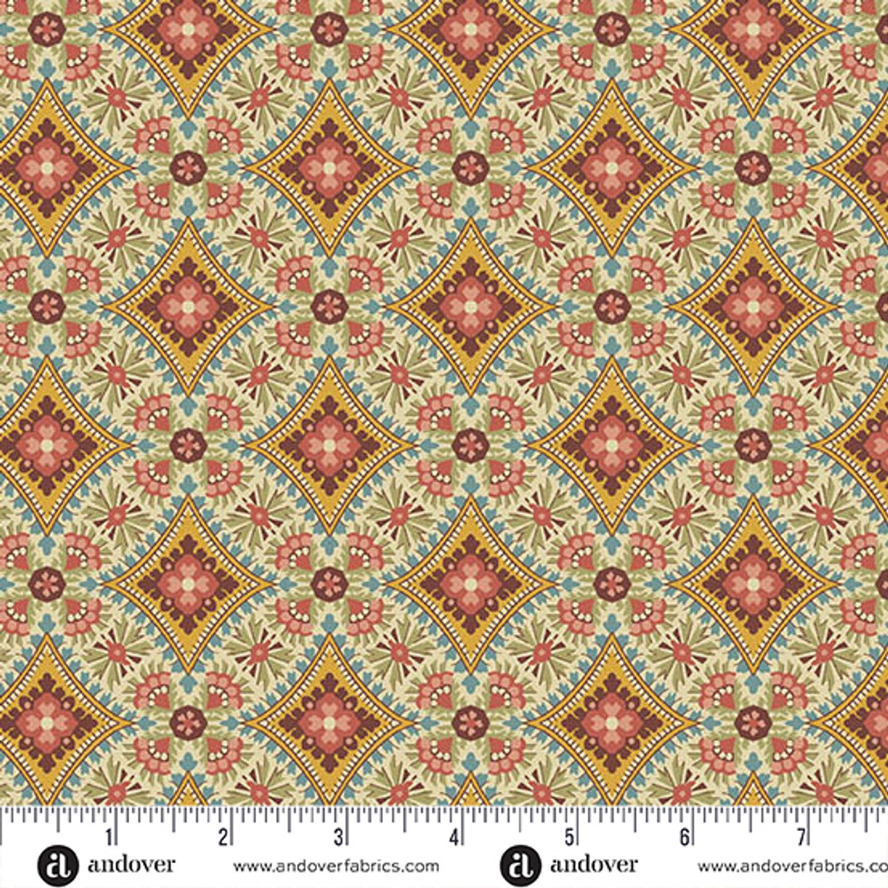 Amber Fields Sky Blue Farmer's Daughter 44"/45" Fabric Per Yard - Prismatic Fiber Arts