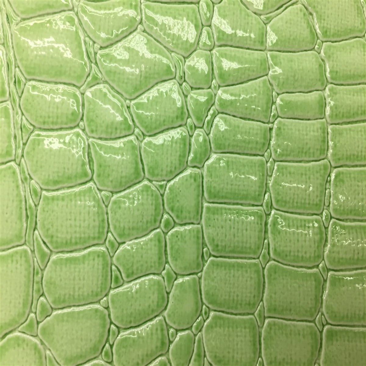 Faux Crocodile Vinyl Fabric - Prismatic Fiber Arts