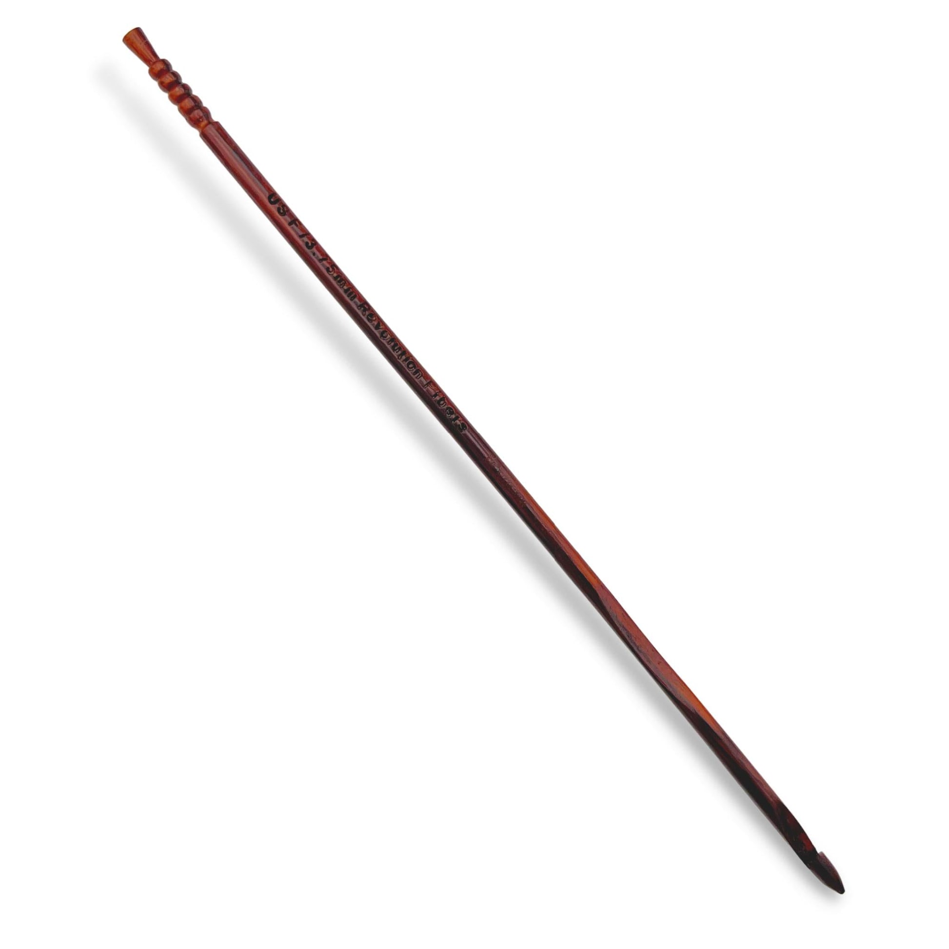 Premium Rosewood Crochet Hook - 7 Inch - Prismatic Fiber Arts