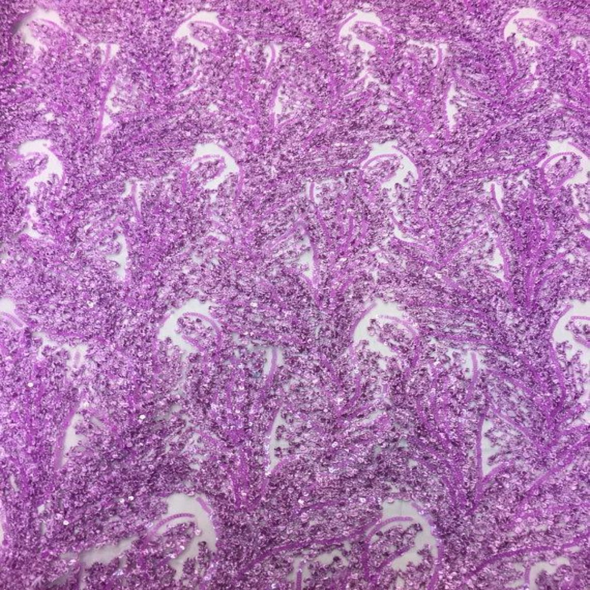 Cozy Pop Thread Floral Sequins Fabric - Prismatic Fiber Arts