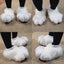 Faux Fur Fabric Squares | Black - Prismatic Fiber Arts