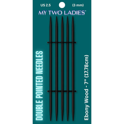 Infinity | Double Pointed Needles | Ebony | 11 Sizes - Prismatic Fiber Arts
