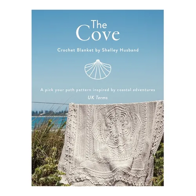 The Cove Crochet Blanket UK Terms: A pick your path pattern inspired by coastal adventures