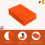 FabricLA Acrylic Felt 9"X12" Sheet Packs | Light Orange - Prismatic Fiber Arts