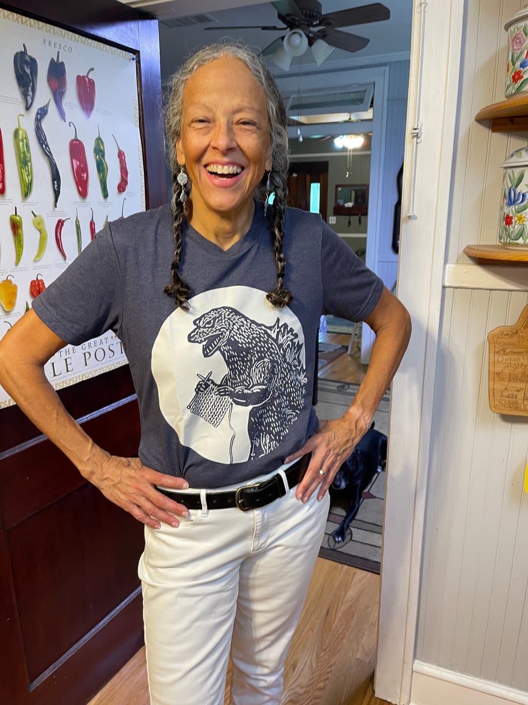 Knitzilla T-shirt - Prismatic Fiber Arts