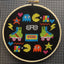 80's Sampler Counted Cross Stitch DIY KIT - Prismatic Fiber Arts
