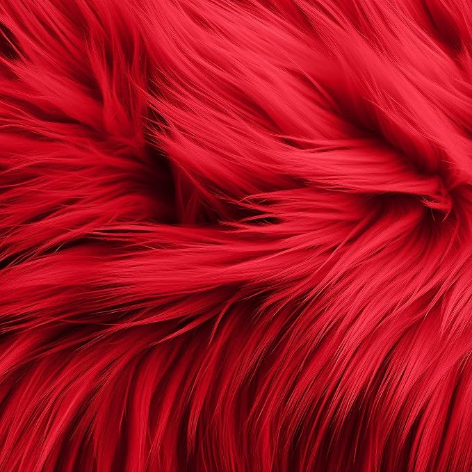 Faux Fur Fabric Squares - Shaggy Fur Patches 10x10 Inches for DIY Crafts, Chair Covers, Seat Cushions - Available in 4, 8, 16 Packs - Prismatic Fiber Arts