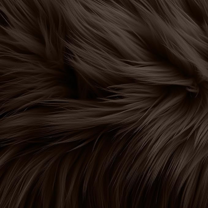 Faux Fur Fabric Squares - Shaggy Fur Patches 10x10 Inches for DIY Crafts, Chair Covers, Seat Cushions - Available in 4, 8, 16 Packs - Prismatic Fiber Arts