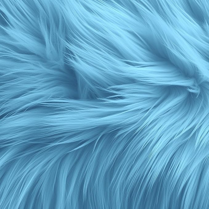 Faux Fur Fabric Squares - Shaggy Fur Patches 10x10 Inches for DIY Crafts, Chair Covers, Seat Cushions - Available in 4, 8, 16 Packs - Prismatic Fiber Arts