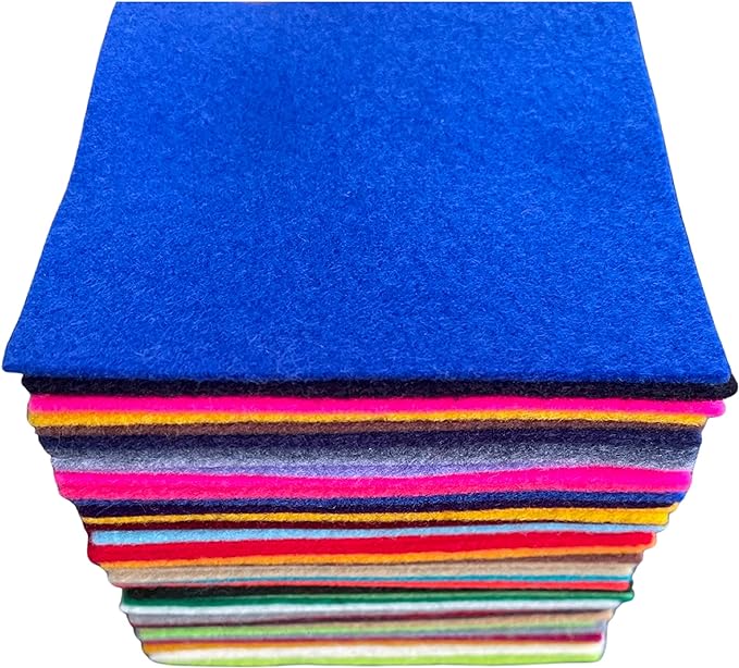 4" x 4" Acrylic Felt Sheets by FabricLA | Multi-Colors - Prismatic Fiber Arts