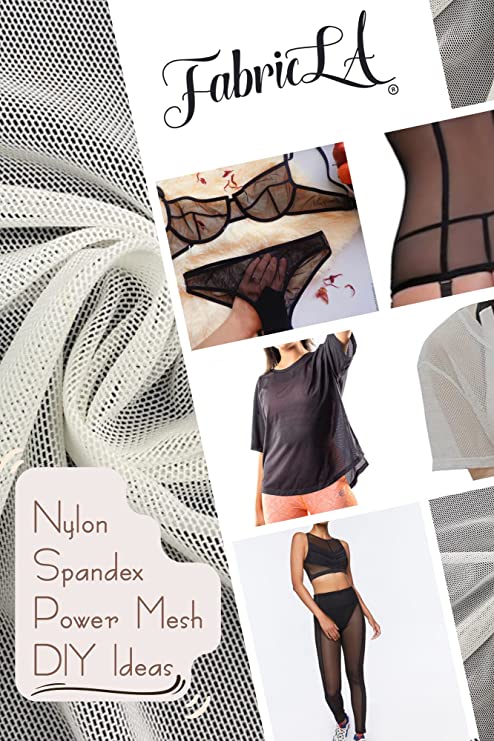 FabricLA Nylon Spandex Performance Power Mesh Fabric | Dusty Pink - Prismatic Fiber Arts