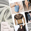 Nylon Spandex Performance Power Mesh Fabric | White - Prismatic Fiber Arts