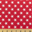 Patriotic Star Print Poly Cotton Fabric - Prismatic Fiber Arts