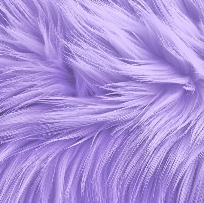 Faux Fur Fabric Squares - Shaggy Fur Patches 10x10 Inches for DIY Crafts, Chair Covers, Seat Cushions - Available in 4, 8, 16 Packs - Prismatic Fiber Arts