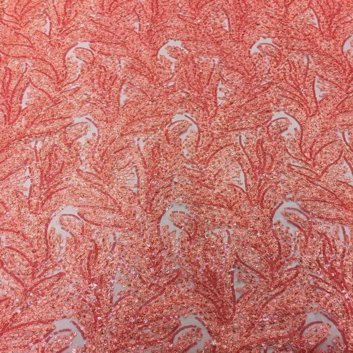 Cozy Pop Thread Floral Sequins Fabric - Prismatic Fiber Arts