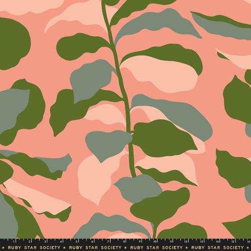108" Calathea Light Melon Cotton Wideback Fabric Per Yard - Prismatic Fiber Arts