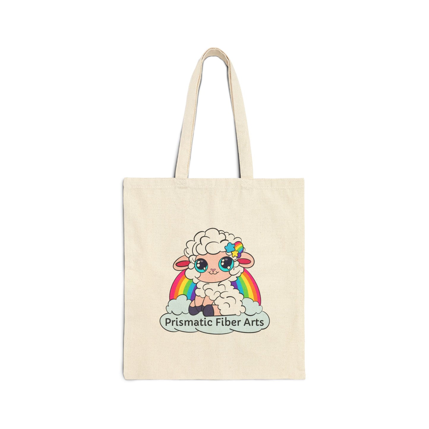 PFA Cotton Canvas Tote Bag - Prismatic Fiber Arts