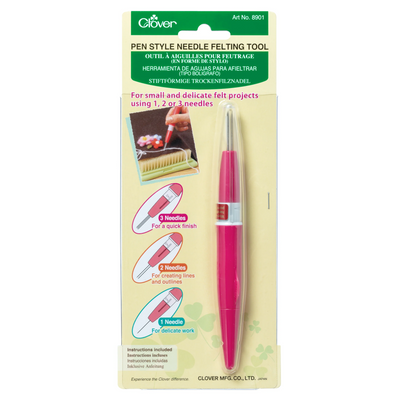 Clover Pen Style Needle Felting Tool - Prismatic Fiber Arts
