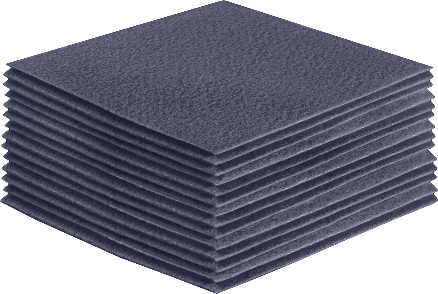 FabricLA Acrylic Felt Craft Sheet Packs – Heather Gray | Soft 100% Acrylic Felt Sheets for DIY & Crafts - Prismatic Fiber Arts