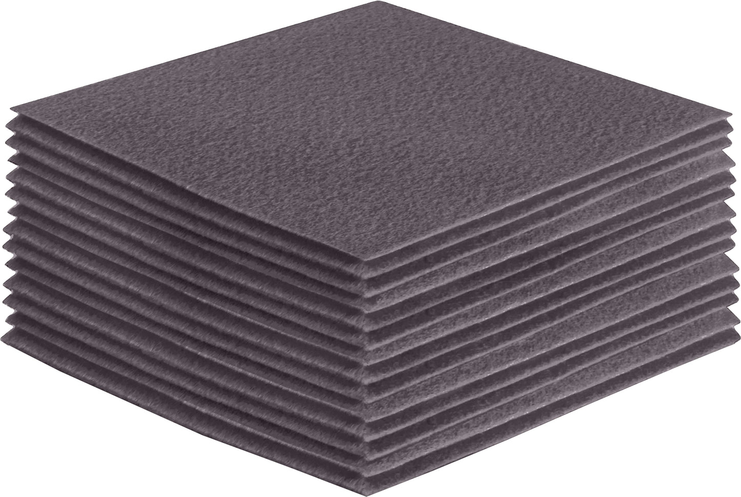 FabricLA Acrylic Felt Craft Sheet Packs – Platinum Gray | Soft 100% Acrylic Felt Sheets for DIY & Crafts - Prismatic Fiber Arts