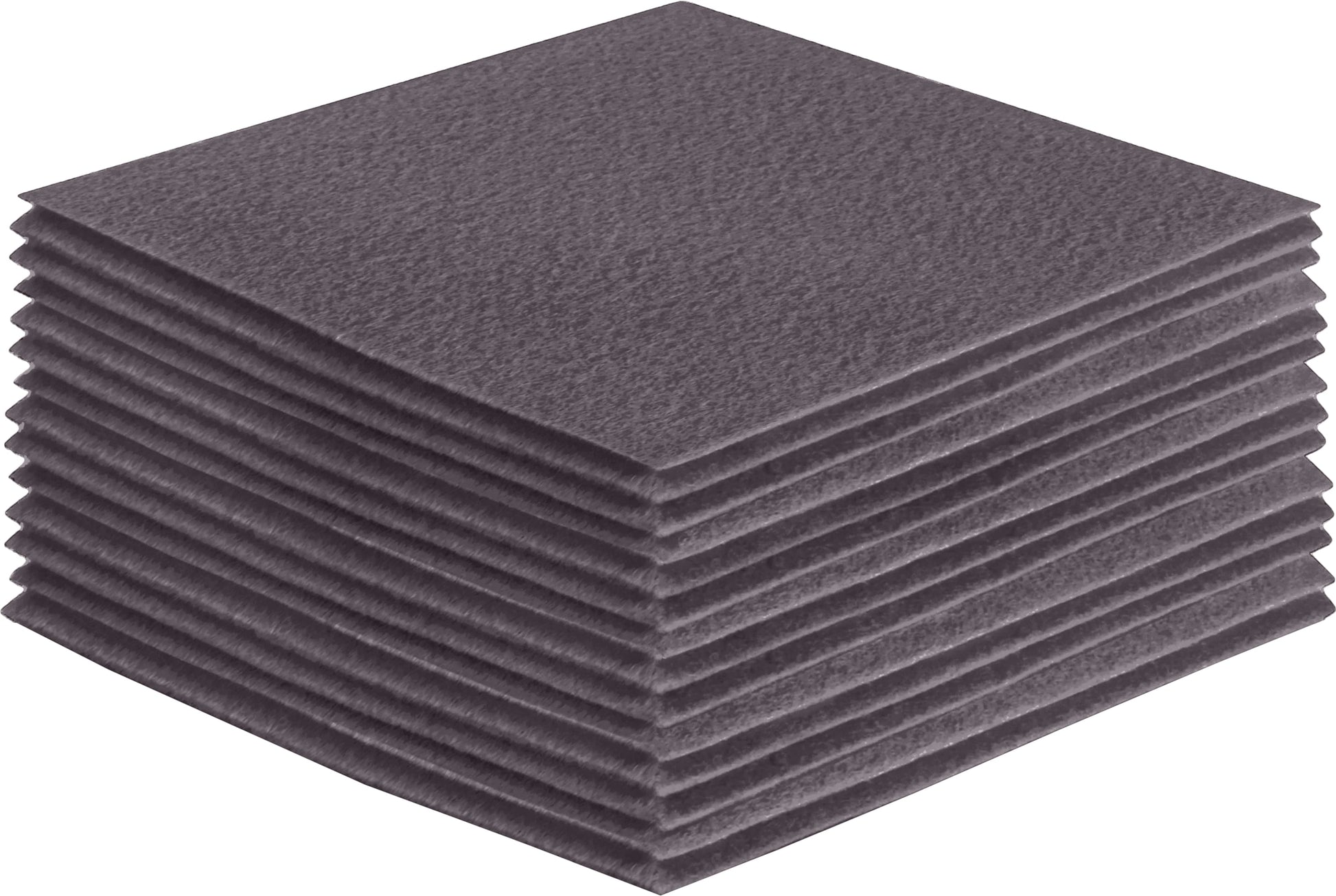 FabricLA Acrylic Felt Craft Sheet Packs – Platinum Gray | Soft 100% Acrylic Felt Sheets for DIY & Crafts - Prismatic Fiber Arts