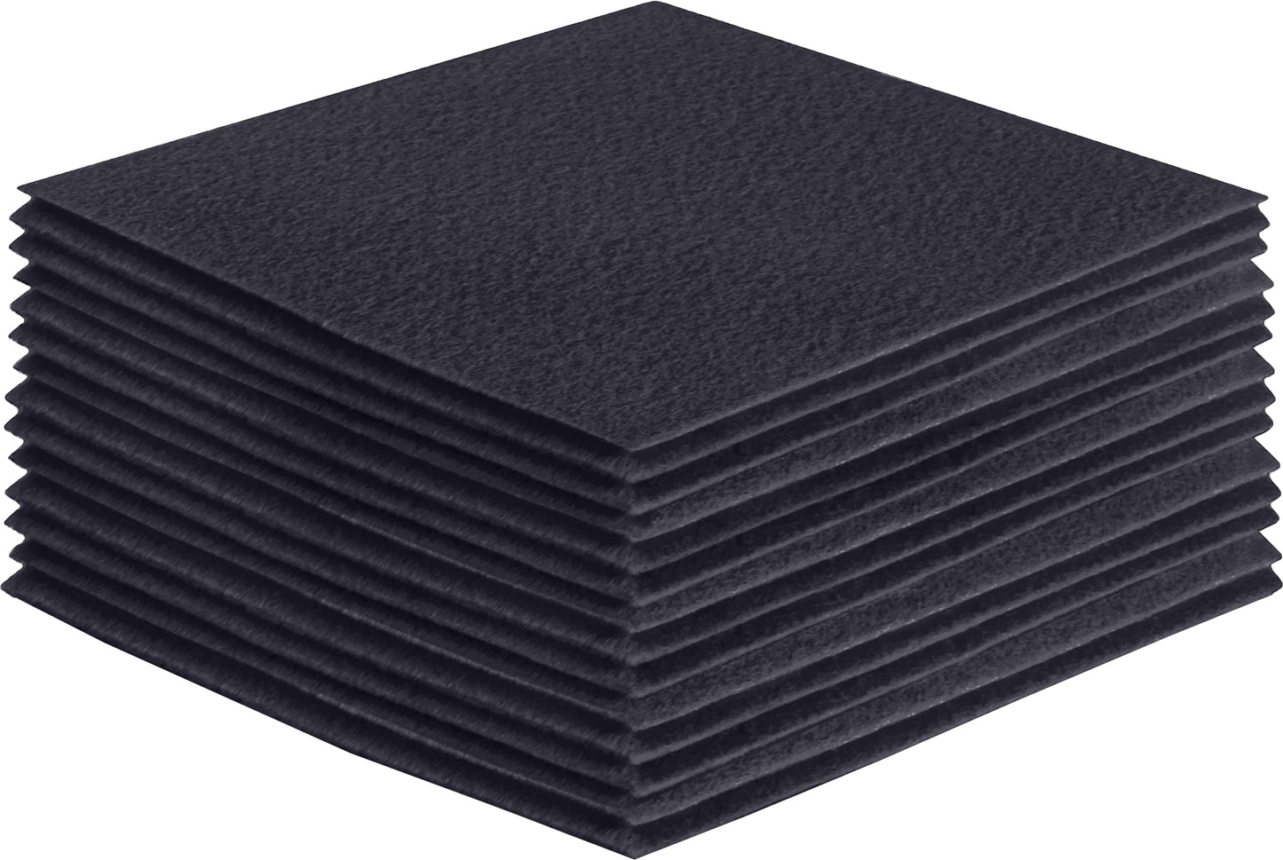 FabricLA Acrylic Felt Craft Sheet Packs – Dark Gray | Soft 100% Acrylic Felt Sheets for DIY & Crafts - Prismatic Fiber Arts