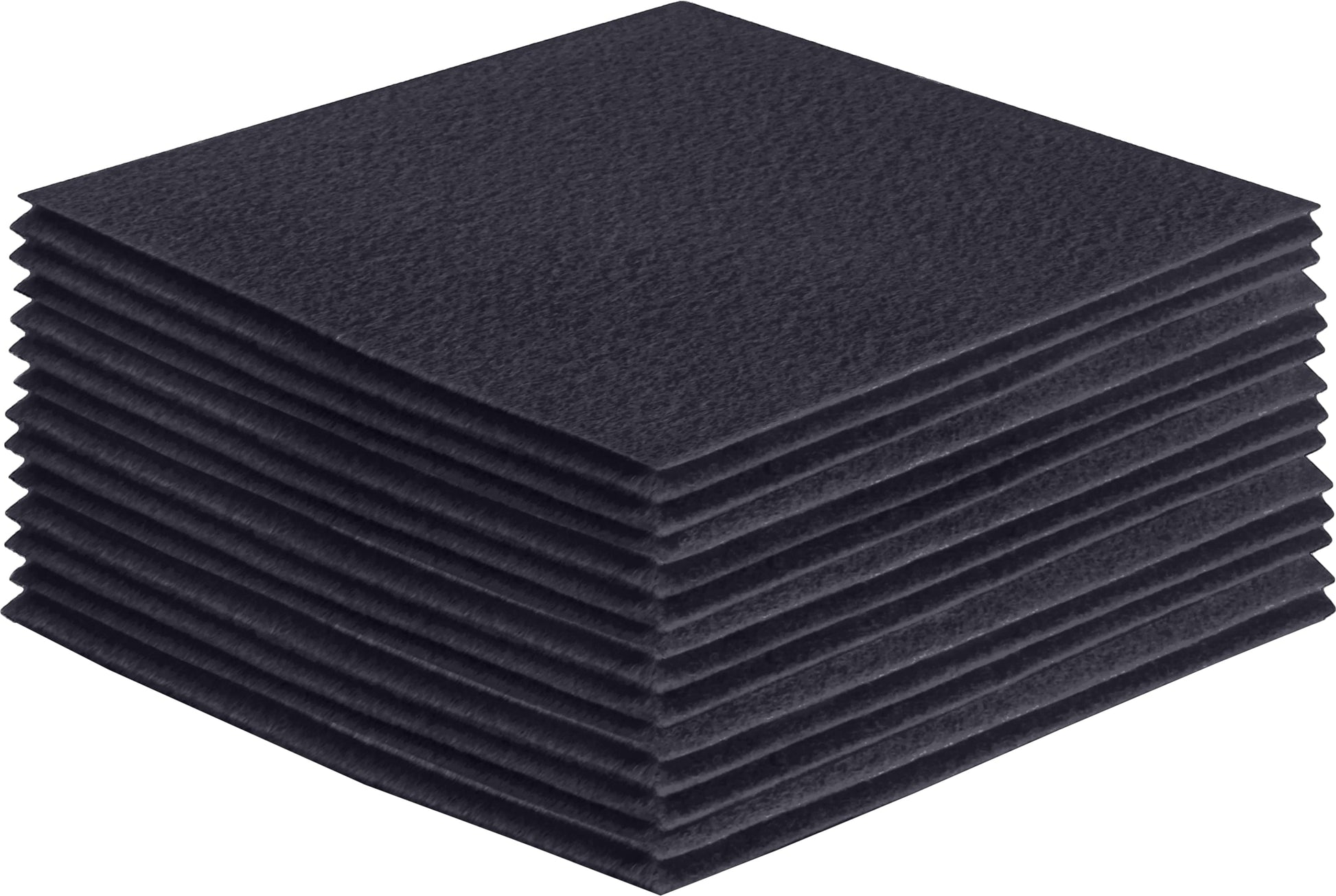 FabricLA Acrylic Felt Craft Sheet Packs – Dark Gray | Soft 100% Acrylic Felt Sheets for DIY & Crafts - Prismatic Fiber Arts
