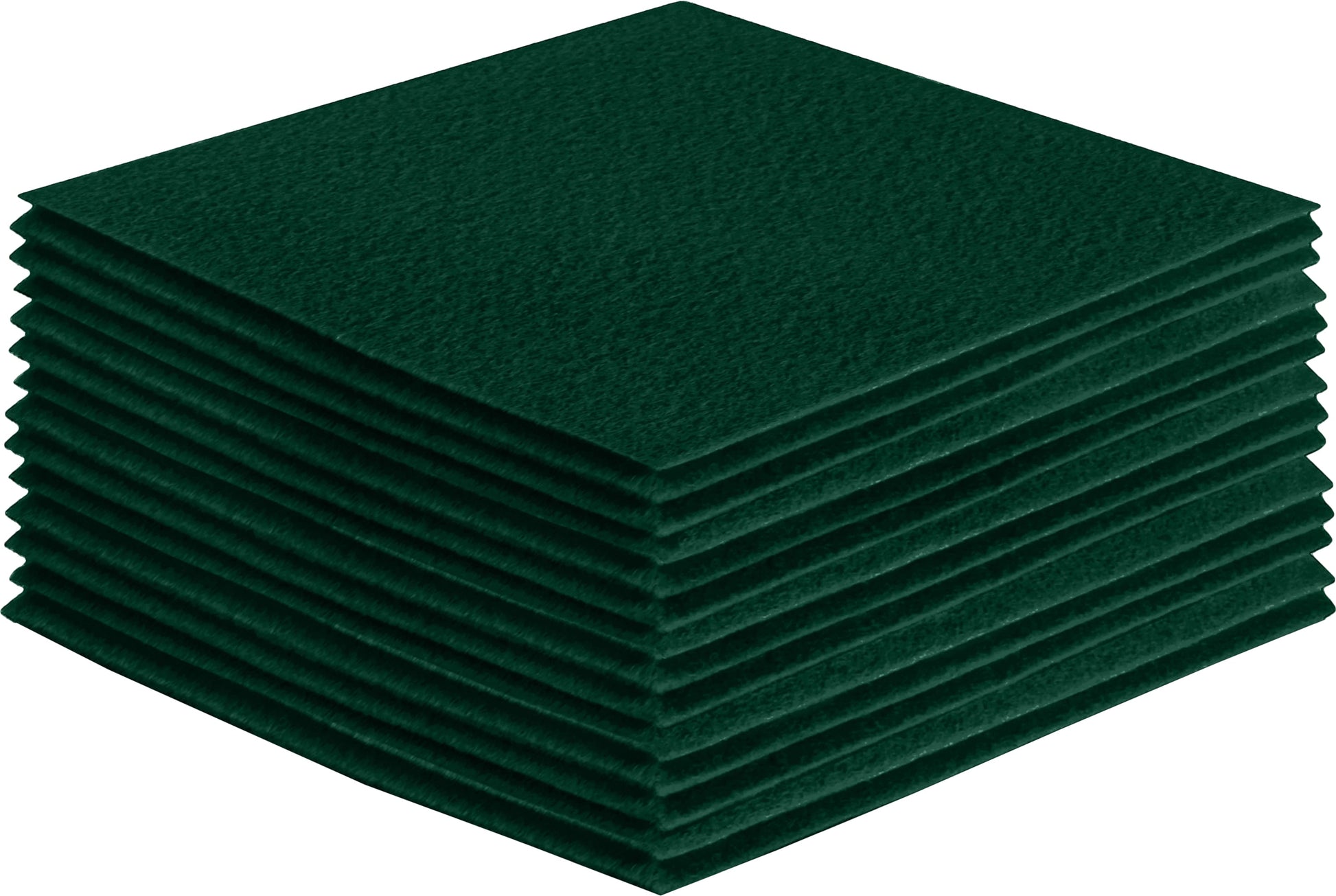 FabricLA Acrylic Felt Craft Sheet Packs – Hunter Green | Soft 100% Acrylic Felt Sheets for DIY & Crafts - Prismatic Fiber Arts