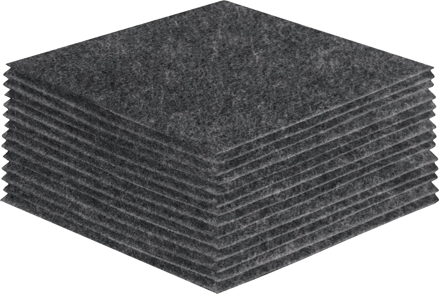 FabricLA Acrylic Felt Craft Sheet Packs – Charcoal | Soft 100% Acrylic Felt Sheets for DIY & Crafts - Prismatic Fiber Arts